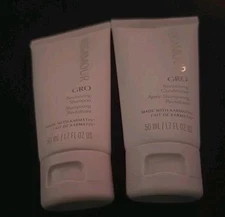 Vegamour Gro Revitalizing Shampoo And Conditioner Set Travel Size 1.7 Oz 50 mL