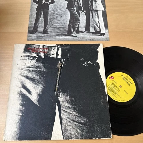 1971 Rolling Stones Sticky Fingers US 1st Pressing W/Zipper Warhol Art! Vinyl LP