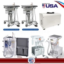 Dental Delivery Unit System/Treatment Cart/Unit with Air Compressor 110V FDA