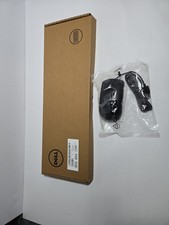 Dell KB216-BK-US Wired USB Slim Keyboard Black Quiet W/ Mouse