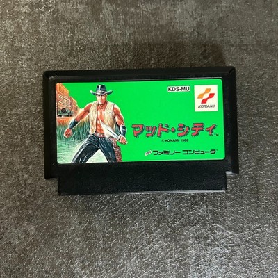 USED Famicom mad city KONAMI 1988 JAPAN
