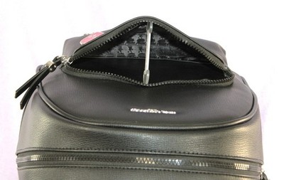 Karl Lagerfeld Paris Khloe Black Backpack Logo Straps Eiffel  display picture 2