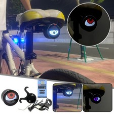 Luce Occhio Diavolo Bicicletta Vari Colori + Animazione Dinamica Occhi Ricarica USB✅️