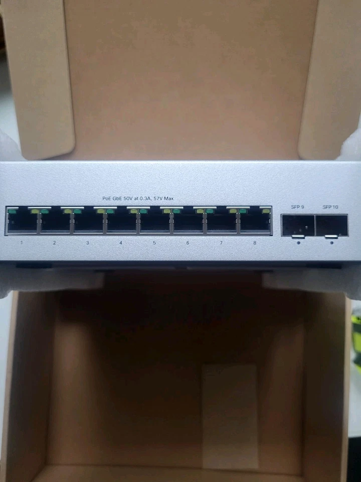 Cisco Meraki MS120-8FP PoE+ Cloud Switch w/ Hardware No Power Cable - Image 3 of 4