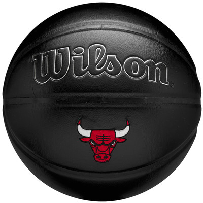 Basketball Unisex, Wilson NBA Team Premiere Chicago Bulls Ball, Schwarz