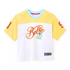Disney Belle Football Jersey Women Beauty and the Beast Size S New