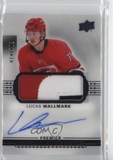 2017 Upper Deck Premier Acetate Rookie /299 Lucas Wallmark #AR-LW Patch Auto 2rd