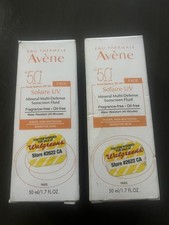 Eau Thermale Avene Solaire UV SPF 50 Multi-Defense Sunscreen Exp. 06/24 2 PK