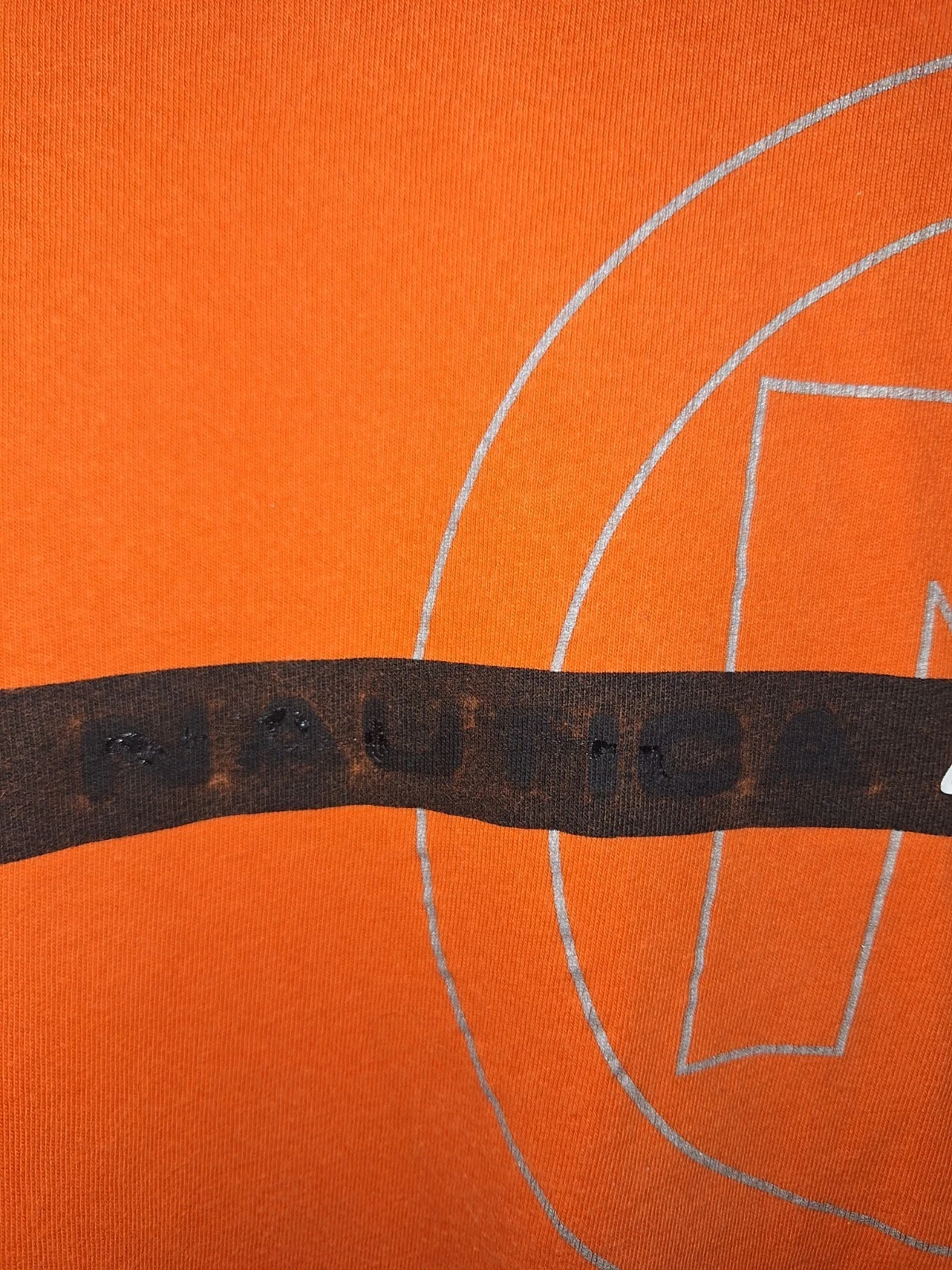 Nautica Competition Men's Short Sleeve T-shirt Orange Size Large Please Read - product detail image 4