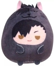 Haikyu!! Tetsuro Kuroo Plush Mascot Badge Handheld Toy with Ball Chain