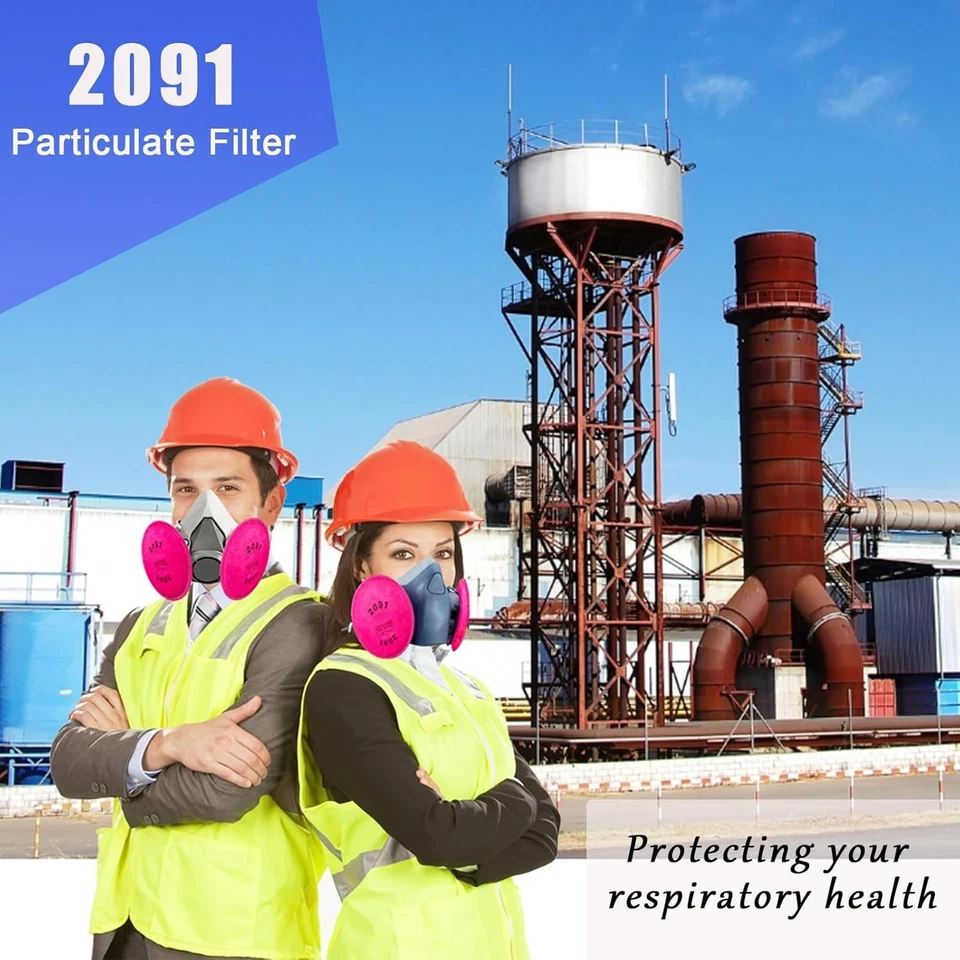 25-Pack 2091 Filters with 14 Layers for Enhanced Respiratory Protection - Pink - Image 4 of 4