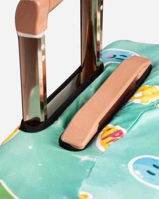 Playful Pattern Luggage Cover, Stitch Suitcase Protector