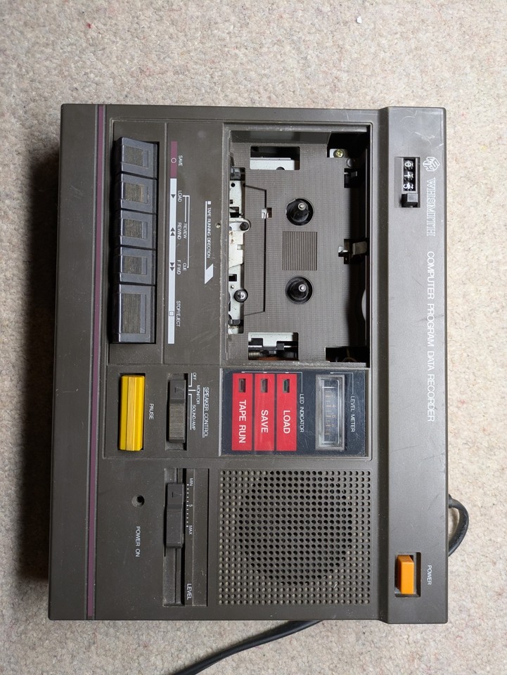 Retro W.H. Smith Computer Program Data Tape Recorder 1980s Read full ...