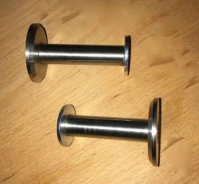 Edelstahl Rollen für Deckelhalter „Tuck-Away“ (Weber-Grill) 2er-Set