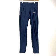 Nike Dri-Fit Leggings Womens XS Blue Pockets Stretch Logo Elastic Waist Pull-On