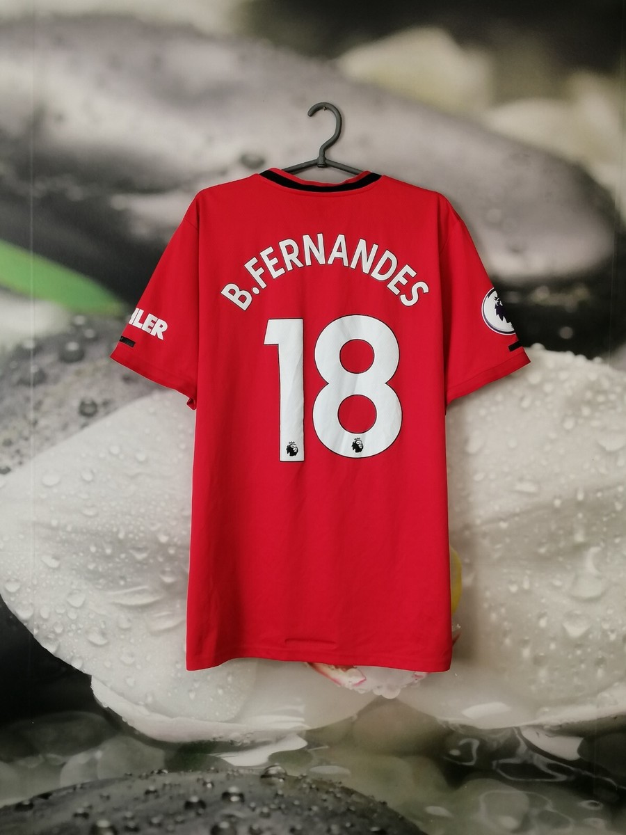 Manchester United 2019 - 2020 home shirt jersey Adidas #18 B