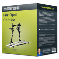 Menabo FahrradträGer Cobra Plus Schwarz/Silber FüR Peugeot 307 Break Sw Typ 3E