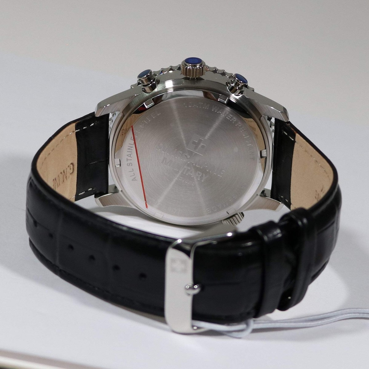 Swiss Alpine Military Silver Dial Stainless Steel Chronograph