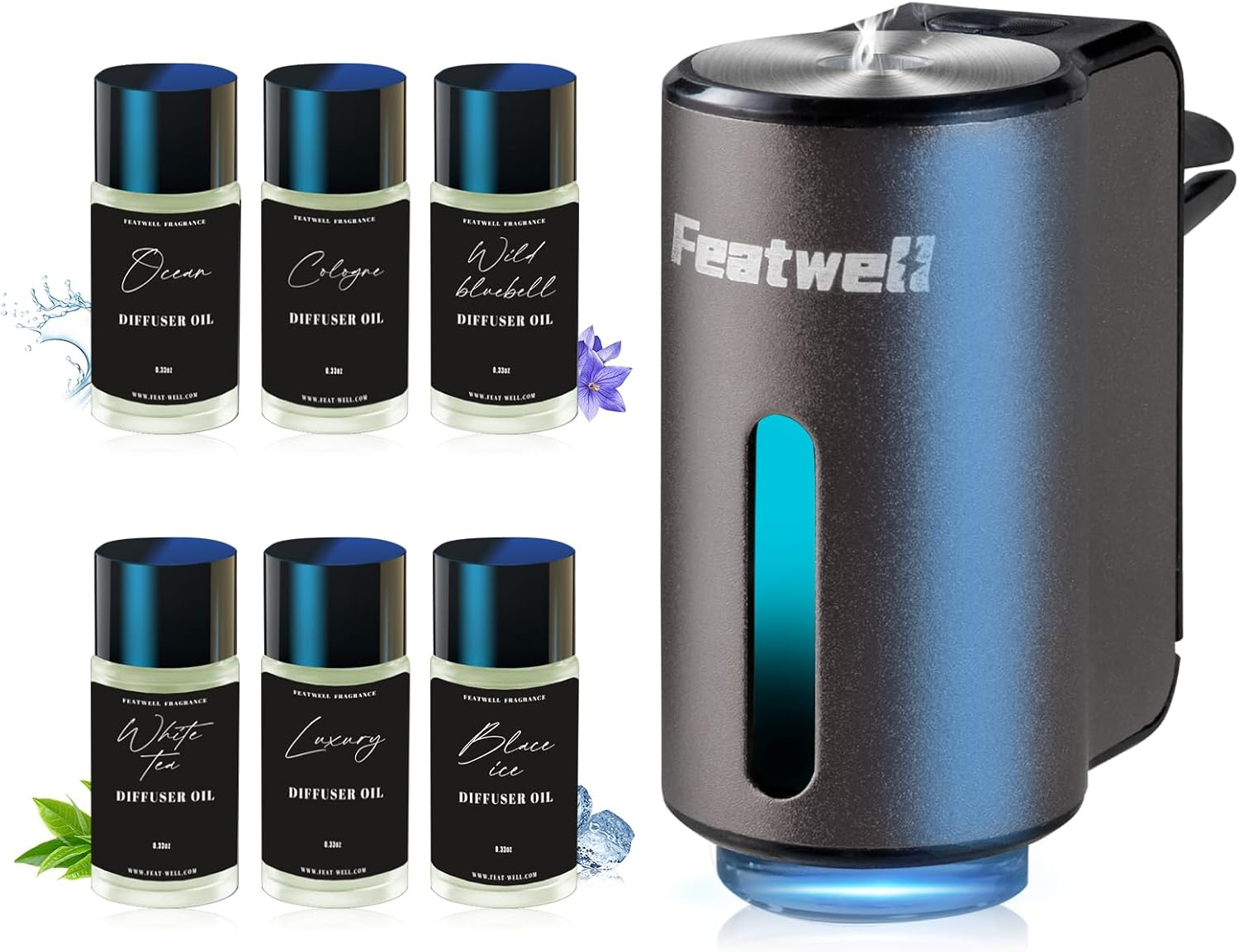 Car Air Freshener, Car Diffuser Air Freshener Three Adjustable Modes, Car Aromat