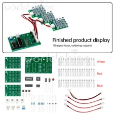 CD4017 + NE555 Flash Light DIY LED Electronic Kit Soldering Learning  Project