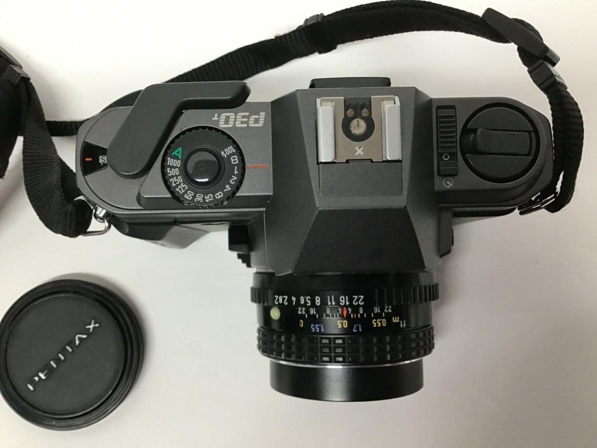 Pentax P30T 35mm Film Camera with Pentax Lens, Vivitar Flash and
