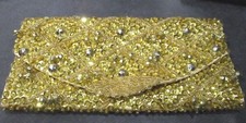 Vintage Ladies Purse Sequins Beaded Clutch