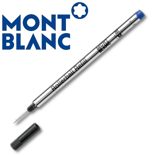 Montblanc Rollerball Tintenschreiber Refill Mine M Royal Blue Blau-image