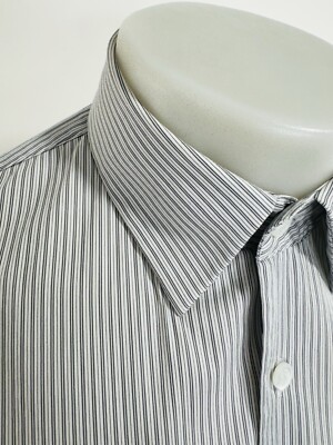 PRADA - Italy Striped Mens 41 / 16 Dress Shirt | eBay