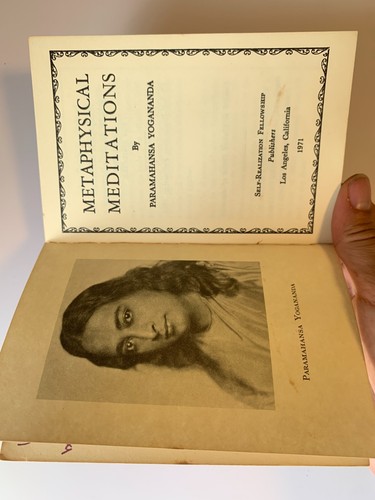 Paramahansa Yogananda "Metaphysical Meditations" - PB Vintage 1971 - Foto 5 di 7