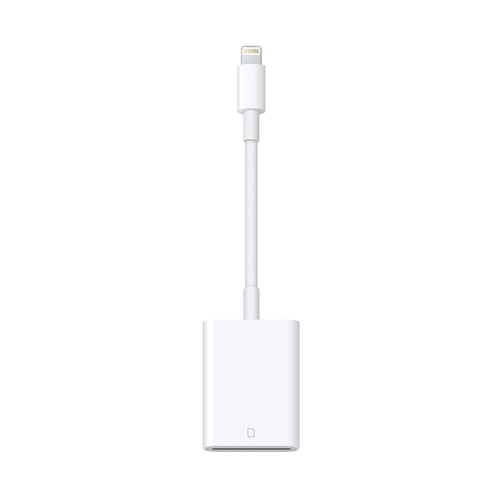 Lecteur d'appareil photo original Apple Lightning vers SD iPhone/iPad A1595 MJYT2AM/A - Photo 2/2