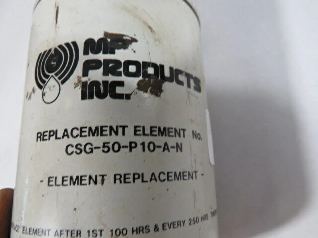 MP Products CSG-50-P10-A-N Replacement Element USED - Image 3 of 3