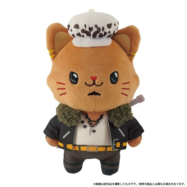 One Piece Film Red Trafalgar Law With Cat Plush Keychain Eye Mask
