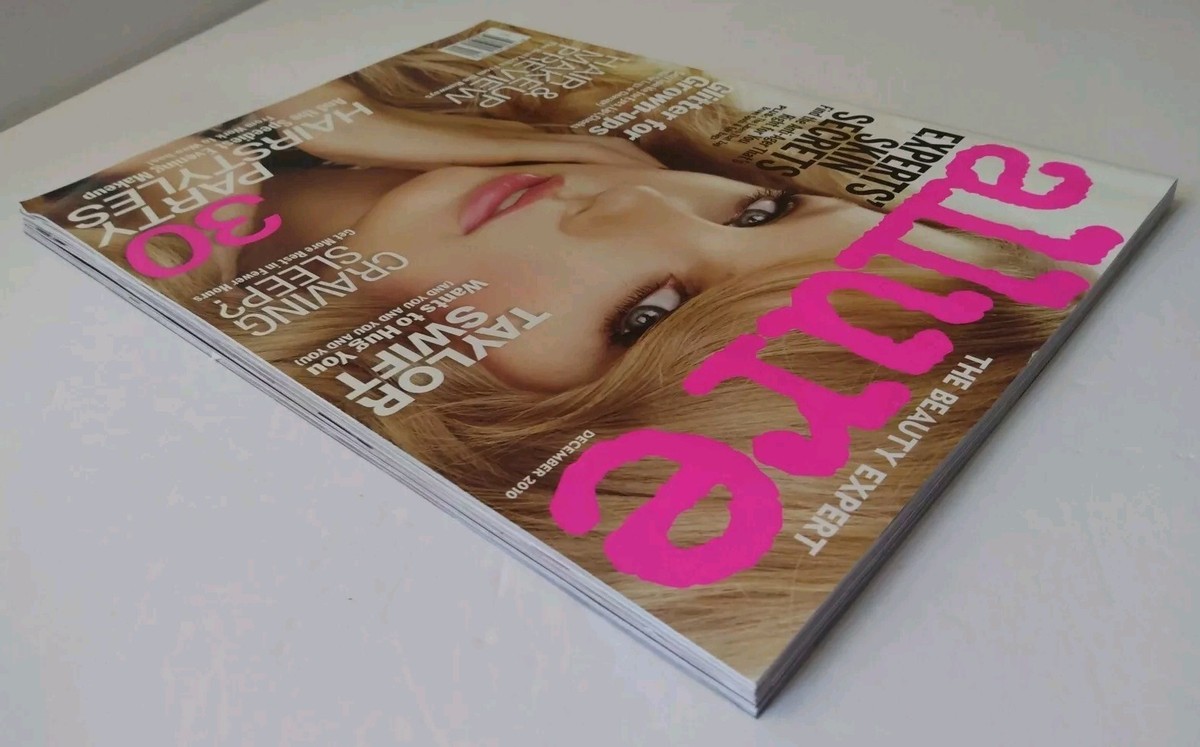 2010 DECEMBER ALLURE MAGAZINE - TAYLOR SWIFT - FASHION SUPER
