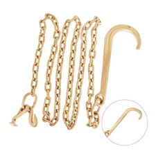 LABLT 5/16" x 10' Grade 70 Long Shank J hook Tow Chain Wrecker Chain Hook