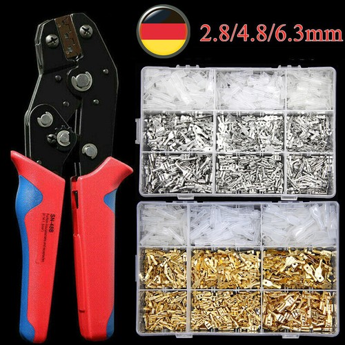 Crimpzange Kabelschuhe Set - TUBTAP® Kabelschuhzange Set Crimpzange für