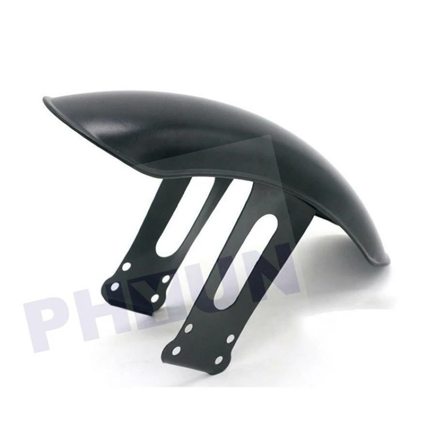 Motorcycle Retro Front Fender Metal Feet before Mud Fenders USA for Honda CG125 Foto 2 de 4