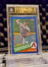 2020 Topps ZAC GALLEN BGS 10 PRISTINE '85 Silver Pack Chrome Blue Refractor /150