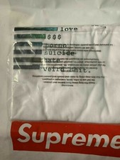 supreme chart tee black