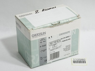 Grässlin Talento 892 03.59.0003.1 Zeitschaltuhr / Neuwertig OVP