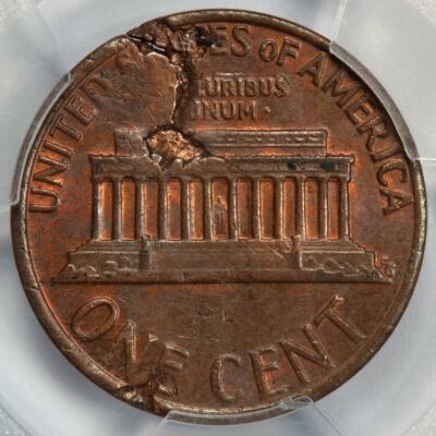 1979 PCGS MS62 Large Cracked Planchet Lincoln Cent Mint Error | eBay