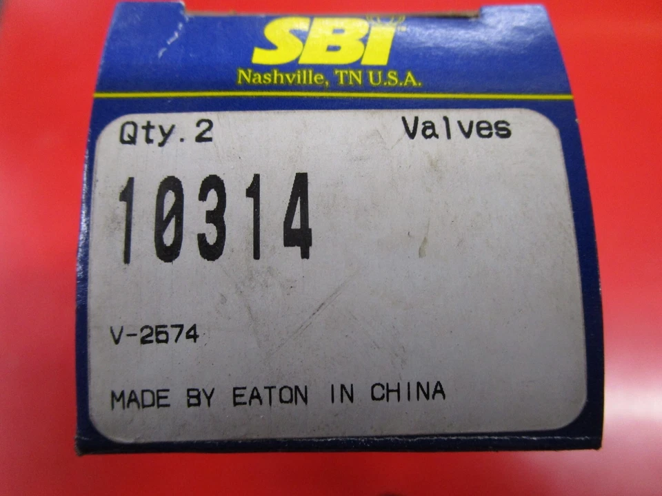 2 nuevas válvulas de admisión cromadas SBI #10314 89-92 Geo Prizm 1,6 L L4 Toyota 4AF 4AFE Foto 3 de 4