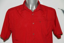 Pretty Sports Shirt Red Man the north face Size L/G like New