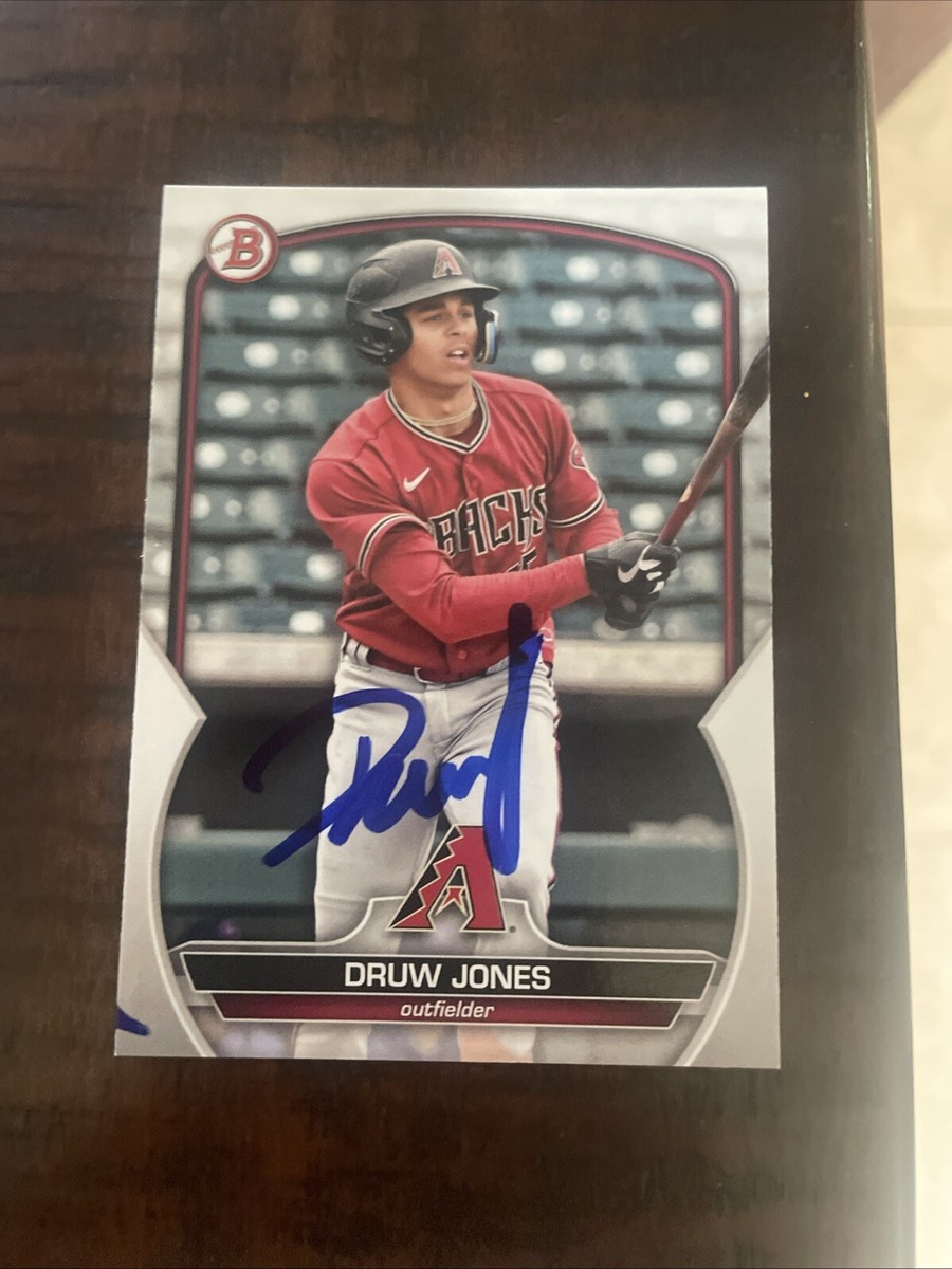 Druw Jones autograph Panini　/399 2023 Bowman Draft DRUW JONES #BD-4 Diamondbacks IP AUTO SIGNED