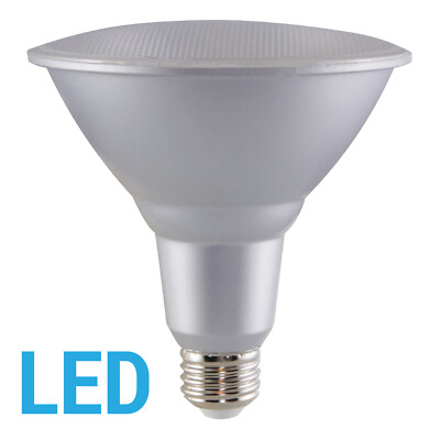 Satco S29440 LED Long Neck 25 Degree 15W =90W PAR38 Medium E26 2700K Warm White