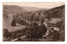 Churnet Valley From Alton Castle Staffordshire 1920s Vintage Postcard Nock