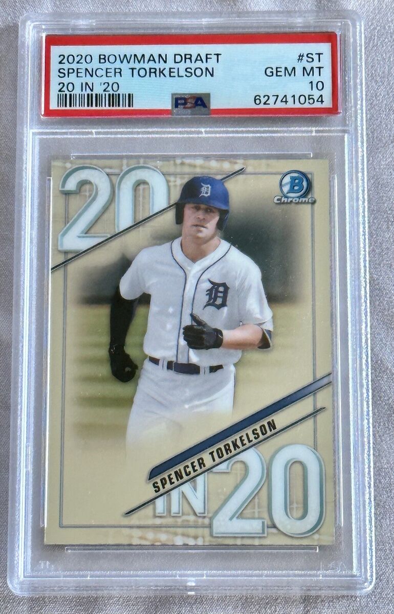 Spencer Torkelson 2020 Bowman Draft Chrome 20 in '20 Rookie Spencer Torkelson 2020 Bowman Draft Chrome 20 in '20 Rookie