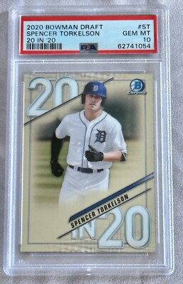 その他 2020 bowman spencer torkelson PSA10 Spencer Torkelson 2020 Bowman Draft Chrome 20 in '20 Rookie