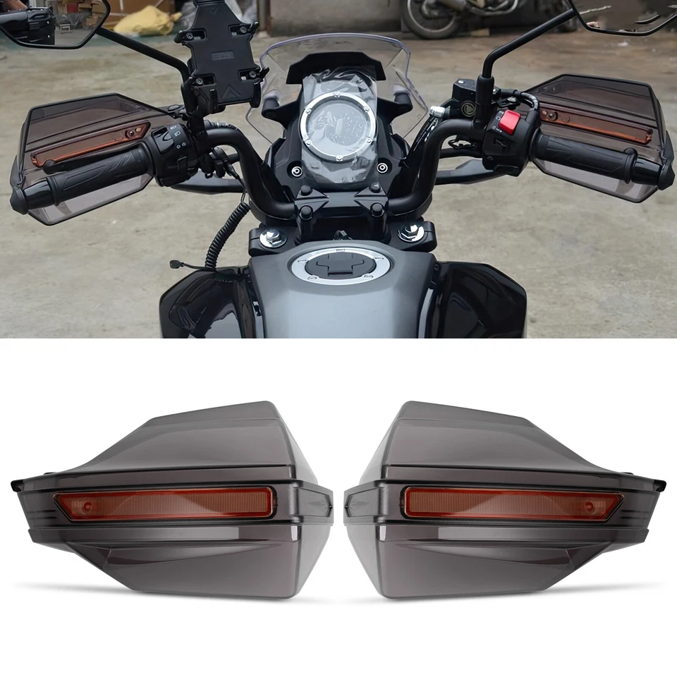 Para Kawasaki KLX300 KX500 7/8" Guardamanos Protector Moto Humo Foto 2 de 4