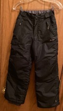 CHAMPION "Venture Dry" Ski Snow Boarding Sledding Pants BLACK Kids Size 8-10