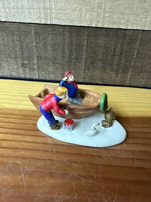 LEMAX  ''THE MEETING'' VILLAGE COLLECTION VINTAGE 1998 IN ORIGINAL BOX